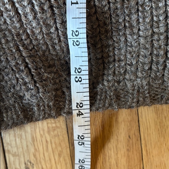 First Rite 100% Alpaca Sweater Coat size Small in color Bark - Picture 7 of 8